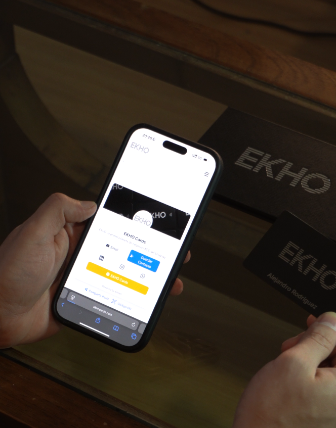 Phone representing EKHO connectivity